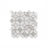 Мозаика Orro Mosaic Стоне Эстетик Айвори глянцевая белая 29,8х29,8 см