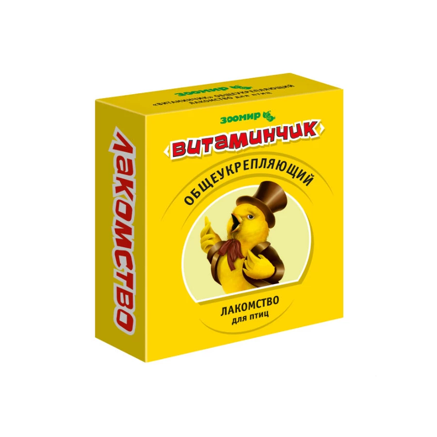 Лакомство для птиц Зоомир Витаминчик общеукрепляющее 50 г 