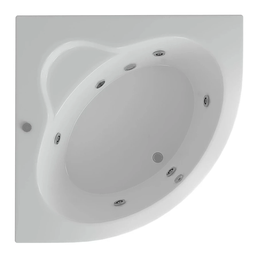 Акриловая ванна Aquatek Калипсо KAL146-0000005 146x146 см