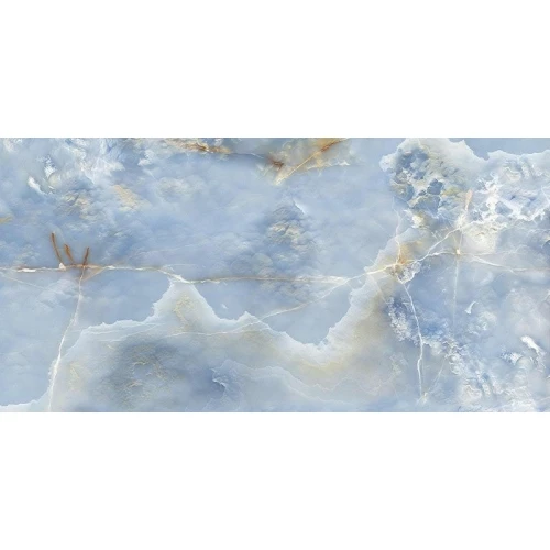 Керамогранит Decovita Caspian Onyx Full Lappato полуглянцевый синий 300005900 120х60 см