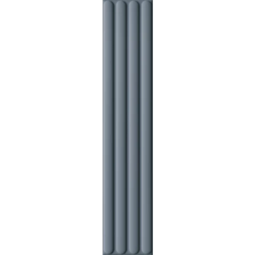 Плитка настенная DNA Tiles Plinto out blue matt 54,2х10,7 см