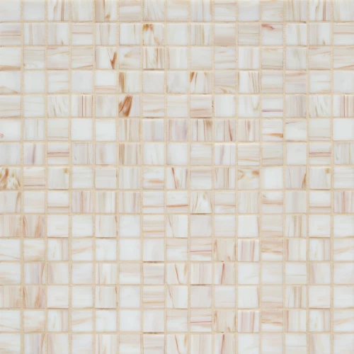 Мозаика Orro Mosaic Гласс Молочный Орех 20х20 глянцевая бежевая 32,7х32,7 см