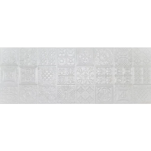Плитка настенная Apavisa Паладио Вхите Б-Валл / Paladio White B-Wall G-7208 глянцевая белая 119,3х44,63 см