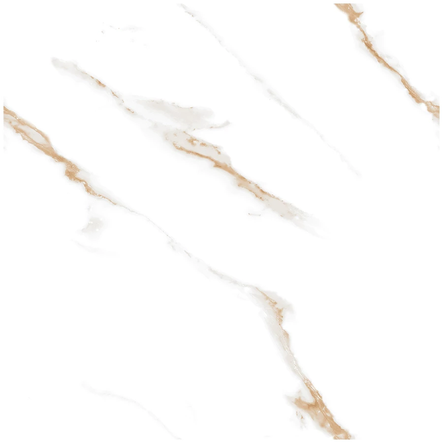 Керамогранит Ceradim Calacatta Sharp Gold белый Полированный 60х60 см