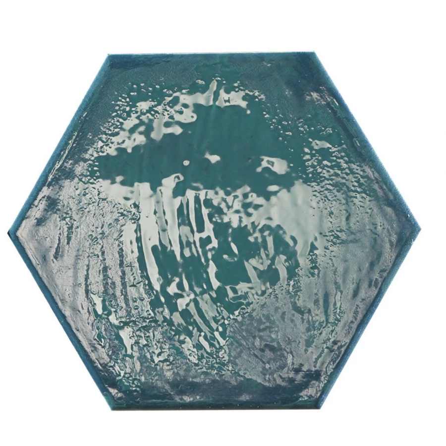 Керамогранит Prissmacer Rain Aquamarine Hex 22,8х19,8 см