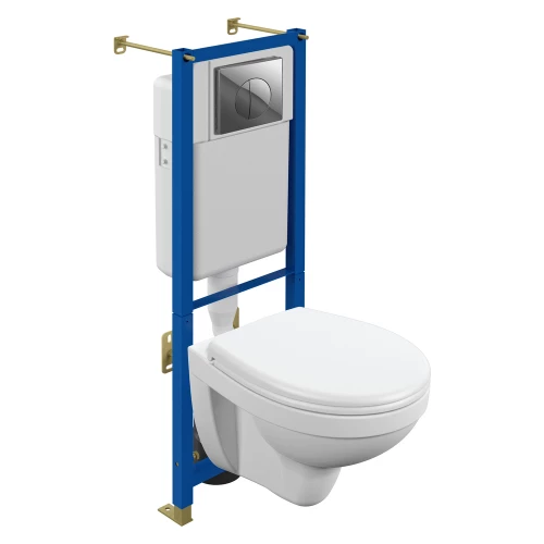 Комплект Cersanit delfi tpl + tiger + leon хром глянцевый Set-delfi/Tiger/Cg