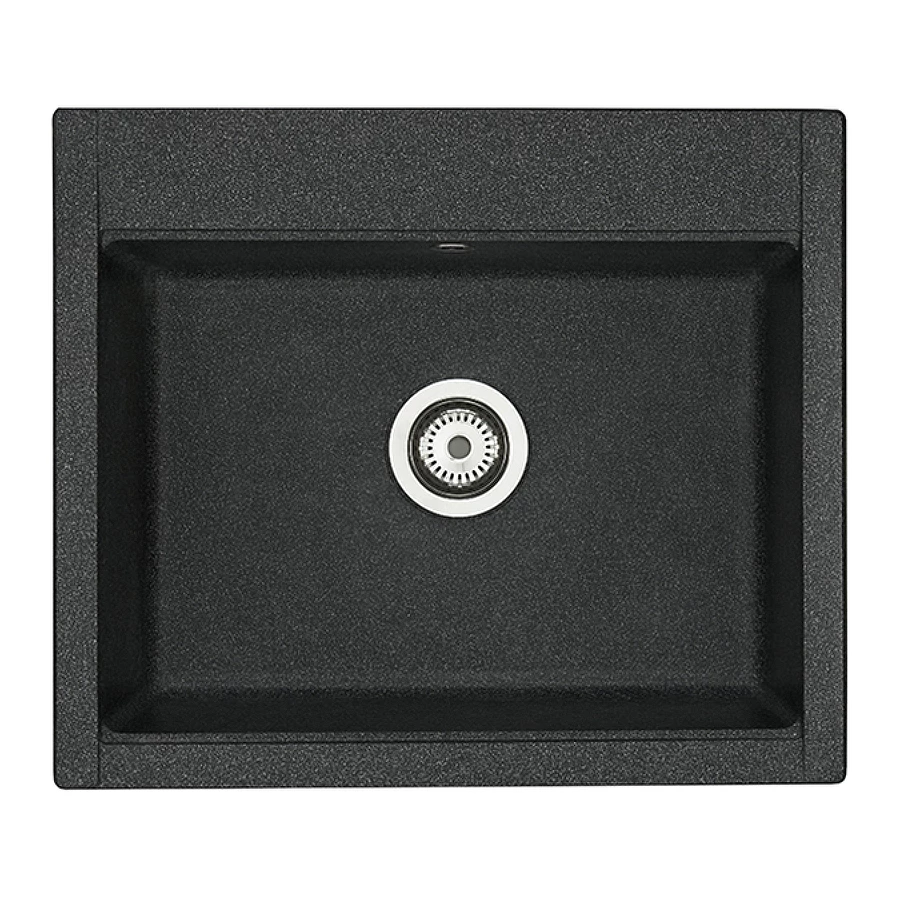 Мойка кухонная Акватон Делия 60 графит 1A715232LD210