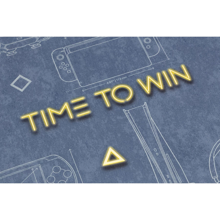 Обои флизелиновые Palitra Home Gamepad HomeColor синие HC72157-66 1,06х10,05 м