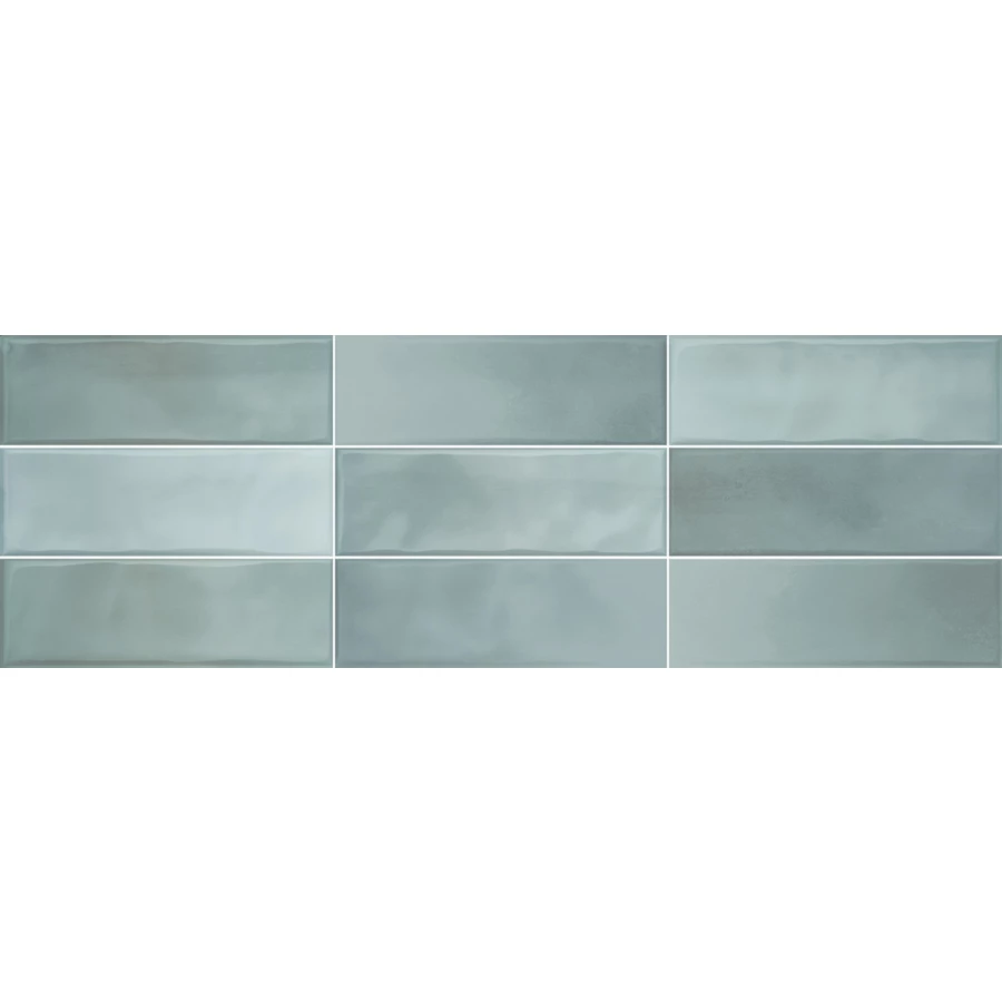 Плитка облицовочная рельефная Alma Ceramica Style зеленый 20*60 см