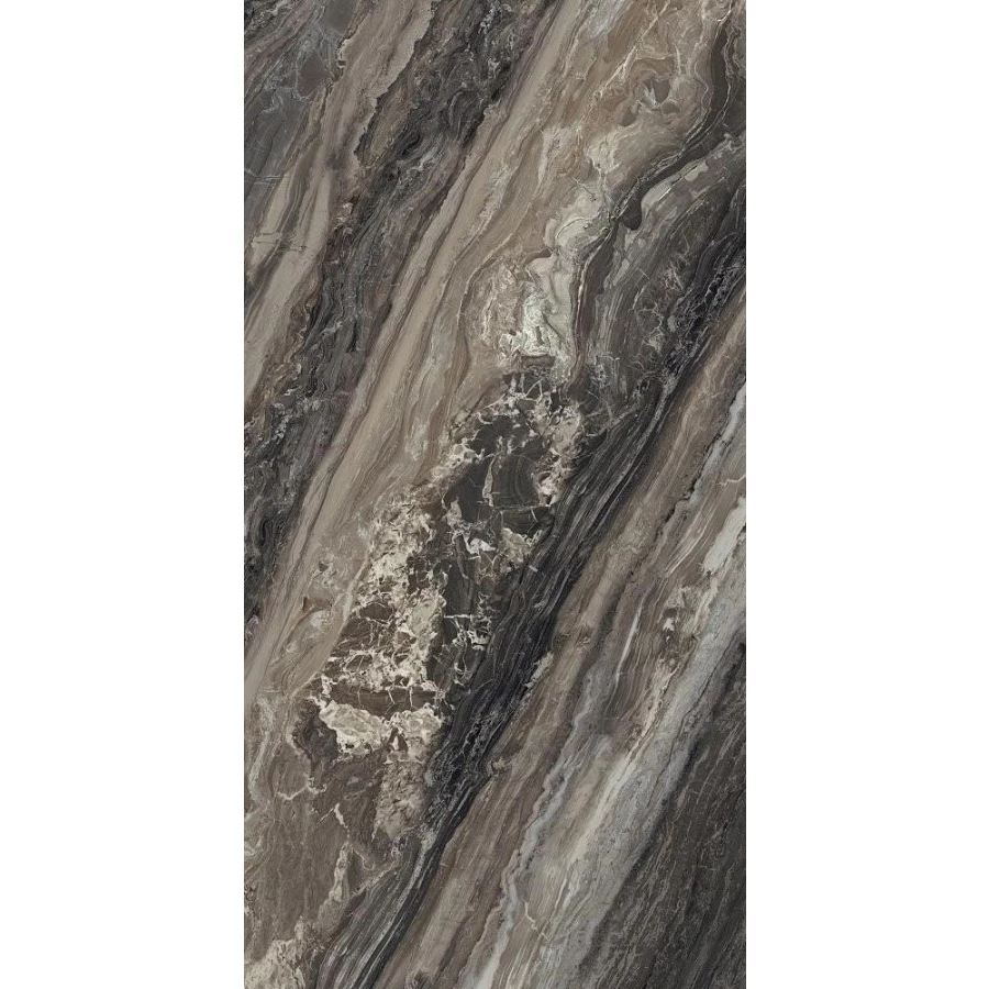 Керамогранит Seron Lawa A Glossy глянцевый коричневый SN70725 160х80 см