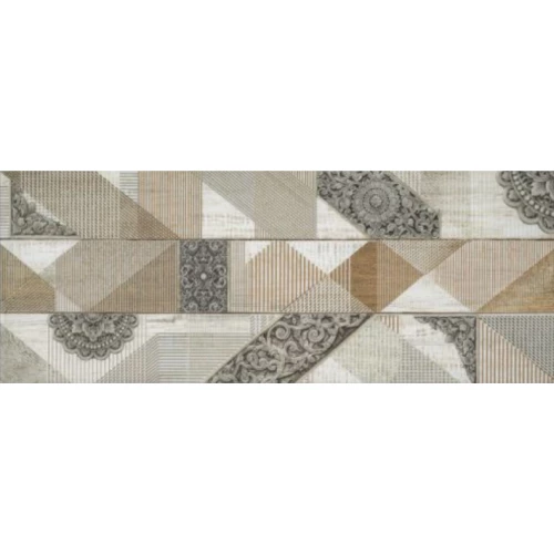 Декор InterCerama Manifesto серый 60*23 см