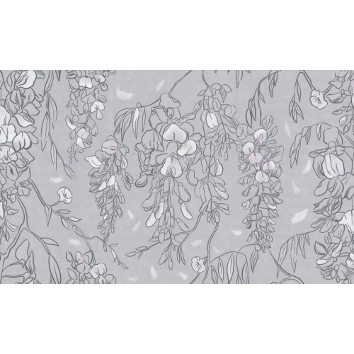 Обои флизелиновые Аспект Арлин серые 70472-46 1,06х10,05 м