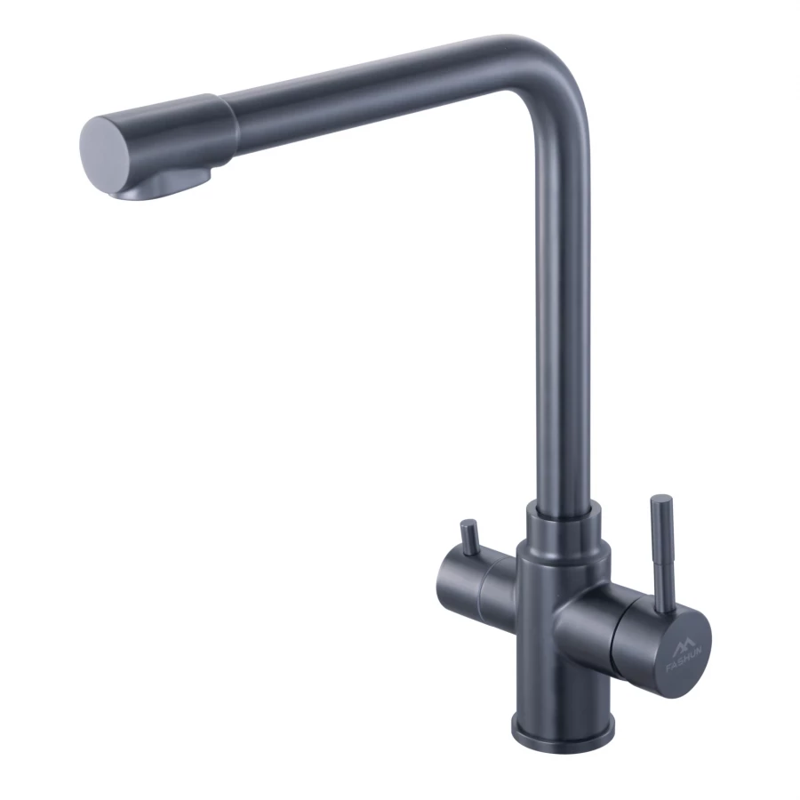 Смеситель для кухни Fashun под фильтр графит A54309-17