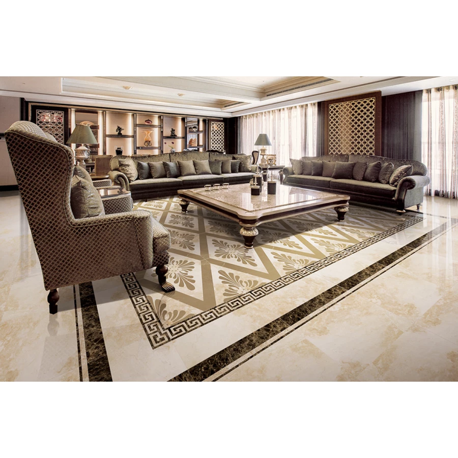 Бордюр Marmocer Emperador 02 Waterjet Border PJD-SDPH002 60x12 см