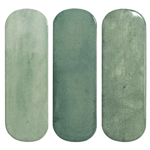 Плитка настенная DNA Calema Oval Clover Gloss глянцевая салатовая 16х5,2 см