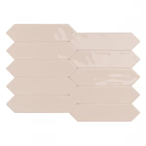 Плитка настенная Smile Tile Пикет Ноке / Picket Noce глянцевая бежевая 71123124 30х7,5 см