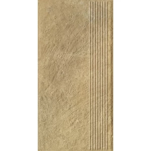 Ступень Paradyz Eremite Beige Stopnica Prosta Struktura Mat B1a матовая бежевая 60х30 см