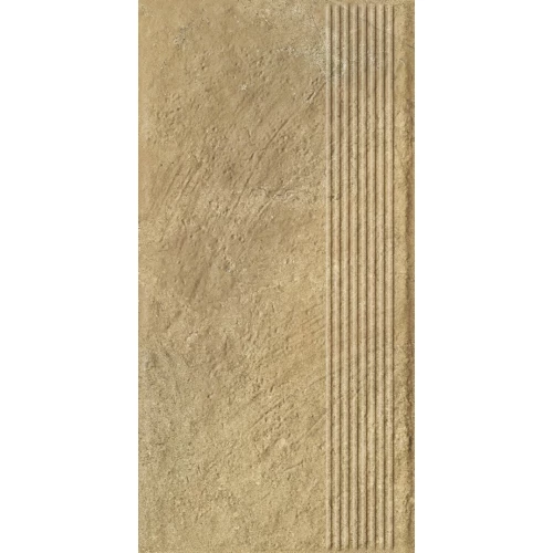 Ступень Paradyz Eremite Beige Stopnica Prosta Struktura Mat B1a матовая бежевая 60х30 см