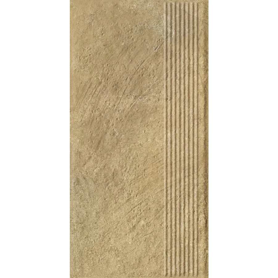 Ступень Paradyz Eremite Beige Stopnica Prosta Struktura Mat B1a матовая бежевая 60х30 см