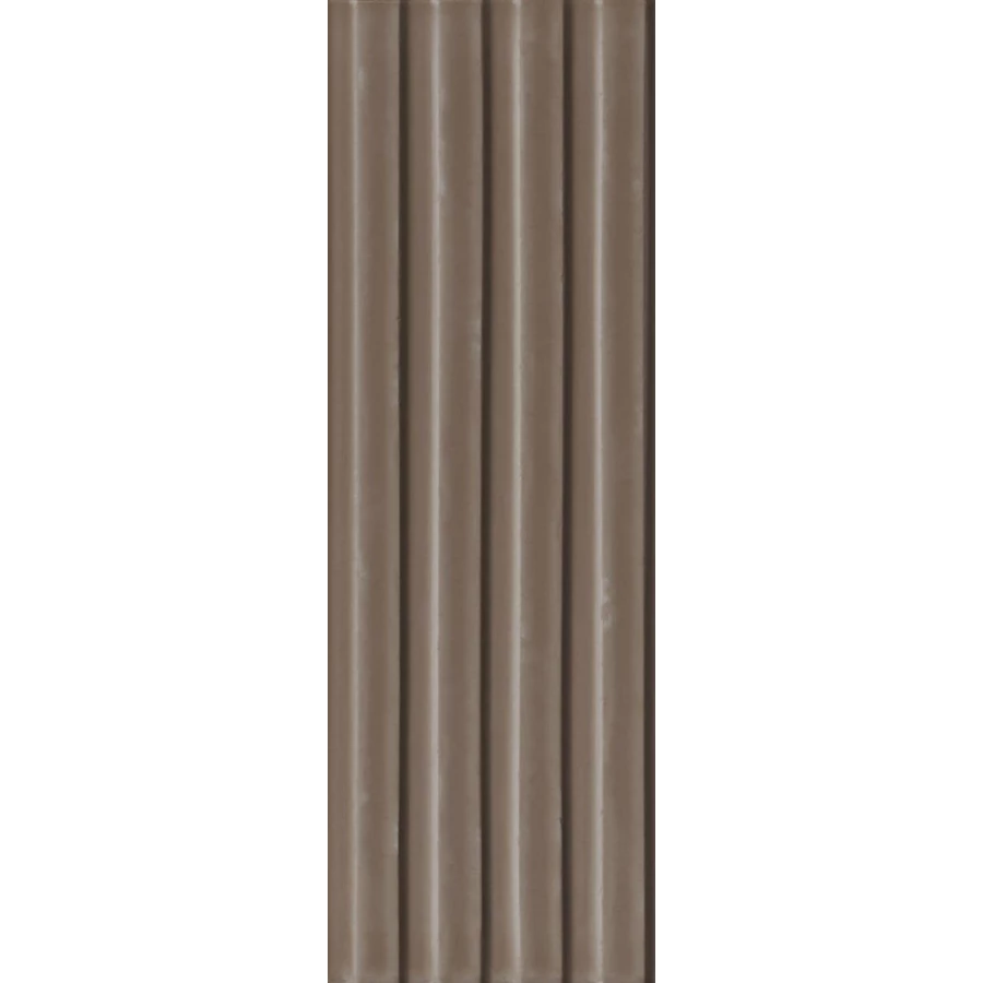 Плитка настенная Cifre Gare Taupe Brillo глянцевая серо-коричневая CFR000082 30,5х10 см