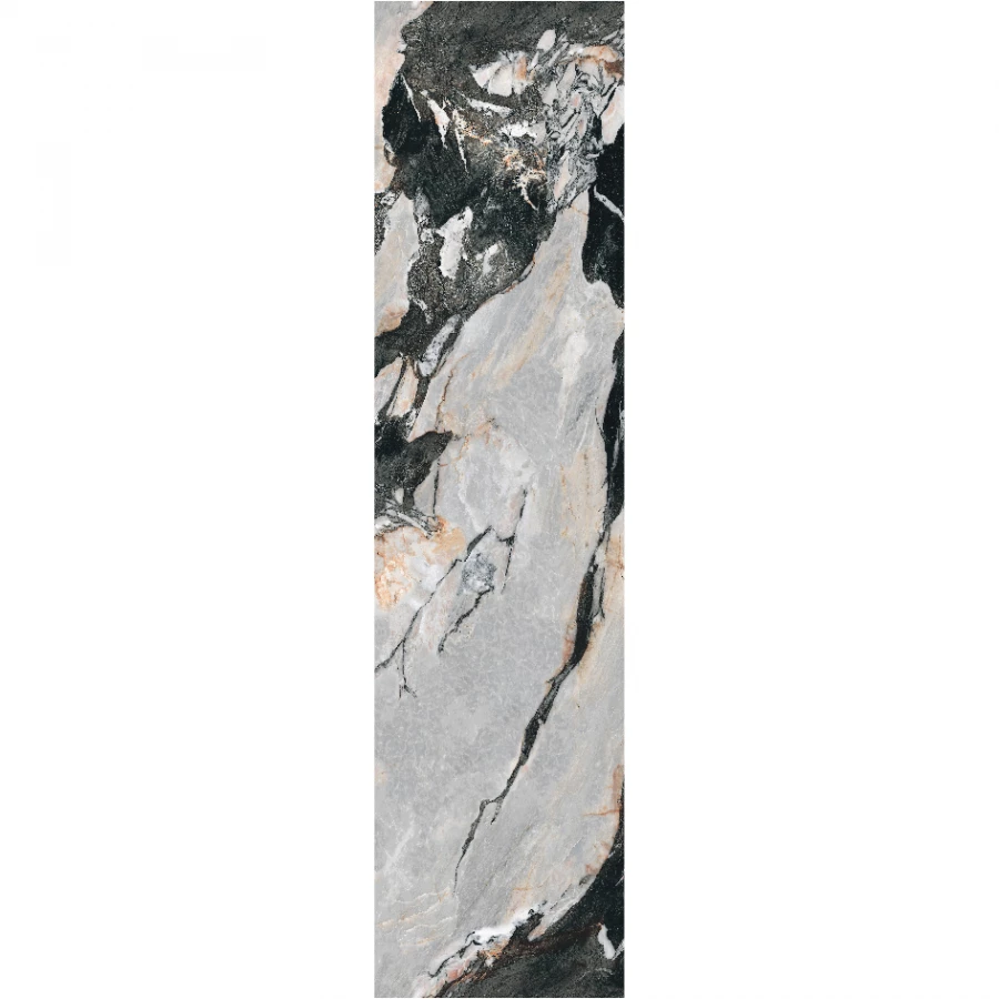 Керамический слэб StaroSlabs Matt Eleganza матовый серо-черный 54314346 320х80 см