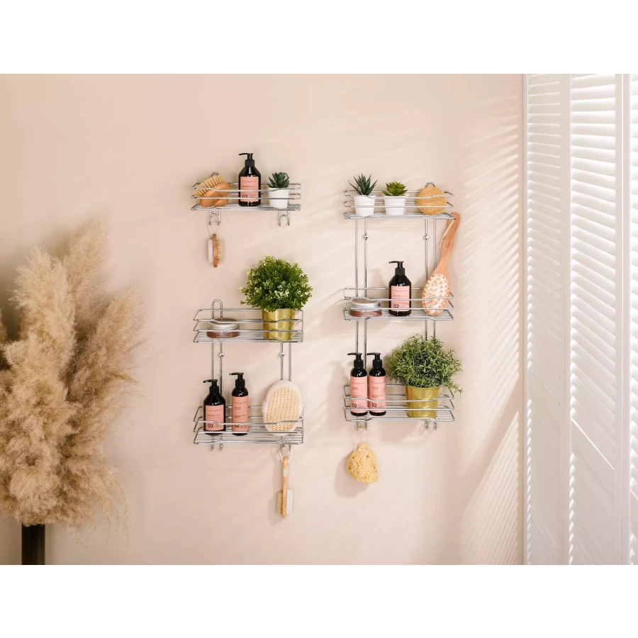 Полка прямоугольная ЧМЗ Стамбул 501-003-01 хром 30х13х72 см