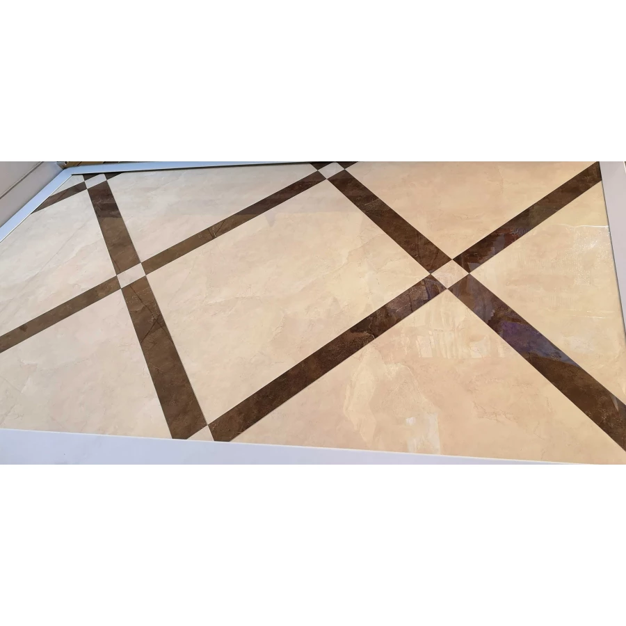 Бордюр LeeDo Ceramica Venezia Brown POL listello коричневый 7х60 см