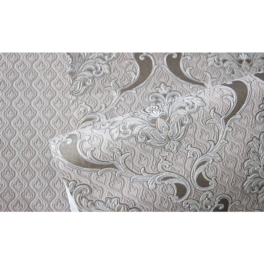 Обои флизелиновые Аспект Олимпия коричневые 30246-88 1,06х10,05 м