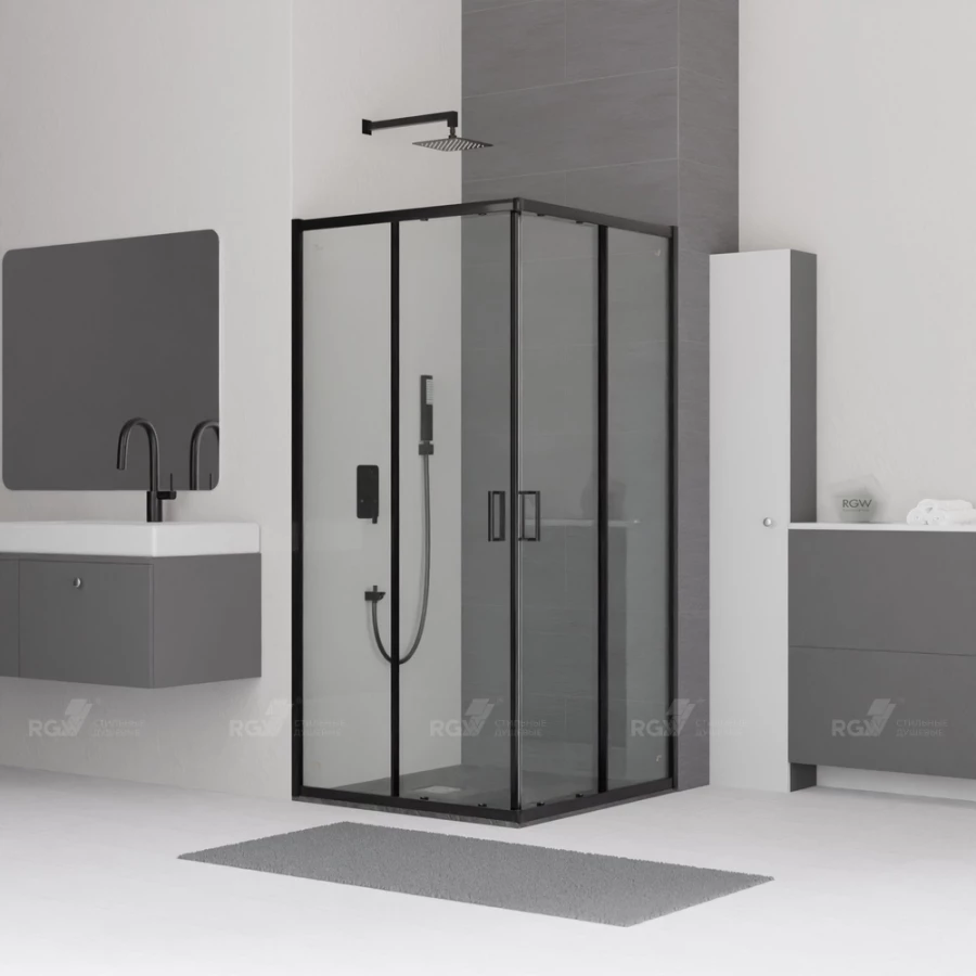 Душевой уголок RGW CL-34B Прозрачное 32093400-14 100х100 см