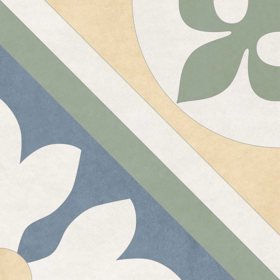 Керамогранит New Trend Design Art Mix 4 матовый многоцветный GP2020DMX55 20х20 см