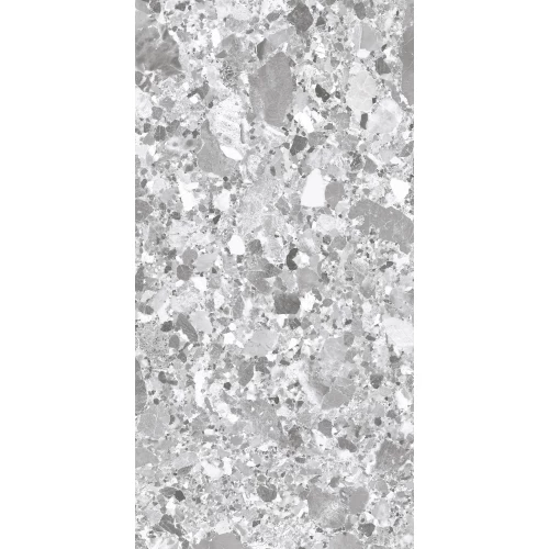 Керамогранит Creanza Terragona Silver Solido матовый с микрогранулами серый SL1004-A 120х60 см