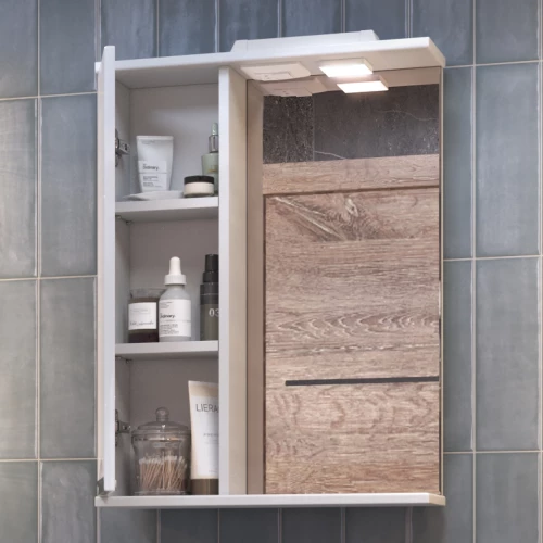 Зеркало шкаф Vigo Callao 500 навесной левый со спотом z.CAL.50.L.El 50x70 см