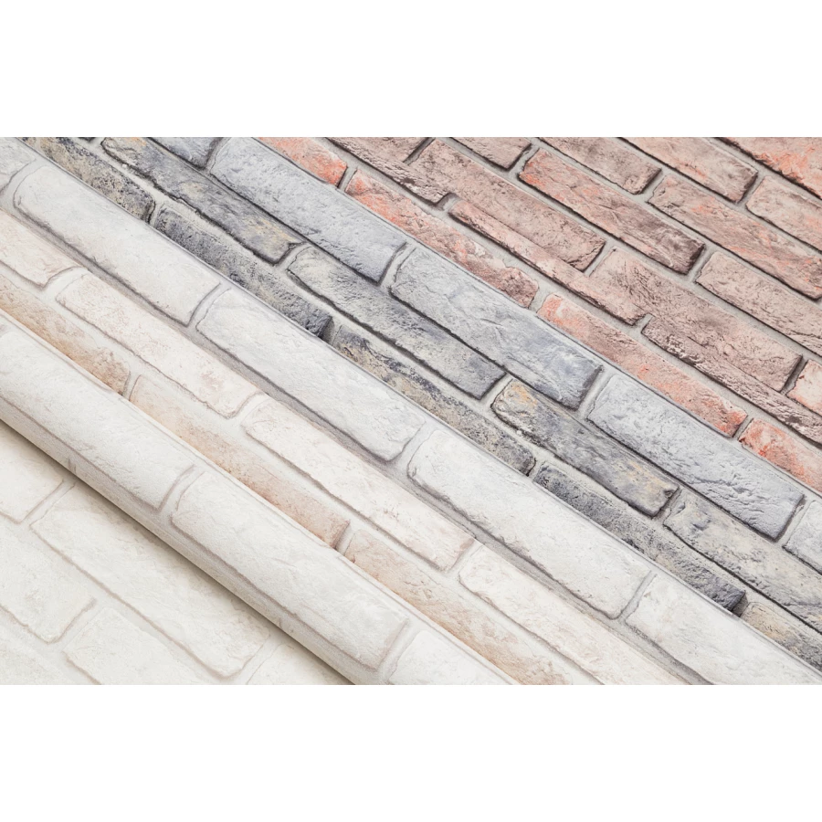 Обои флизелиновые Palitra Home Brick Loft HomeColor бежевые HC72192-21 1,06х10,05 м