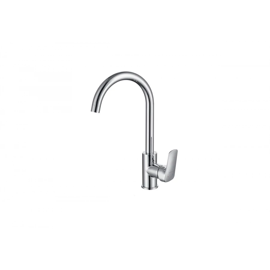 Смеситель для кухни Aquatek Вега полукруглый излив AQ1082CR