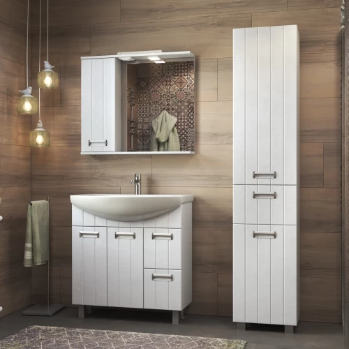 Зеркало шкаф Vigo Diana 800 навесной левый со спотом z.DIA.80.L.El 80x70 см