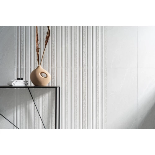 Декор Peronda Алчемы Валл Пеарл Десор / Alchemy Wall Pearl Decor матовый белый 37868 100х33,3 см
