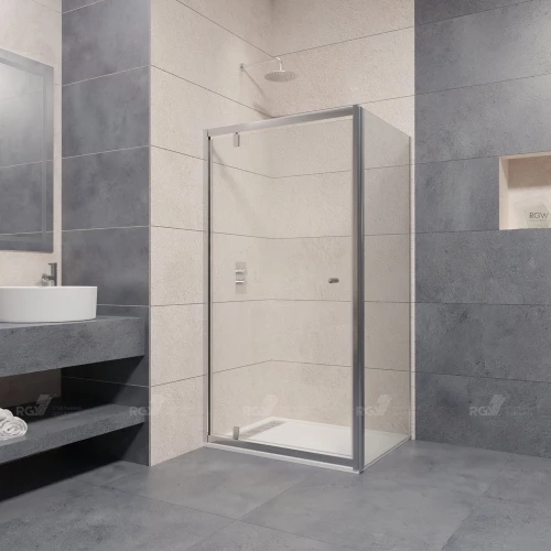 Душевой уголок RGW PA-43 PA-05 + Z-12 Прозрачное 04084389-11 80х90 см