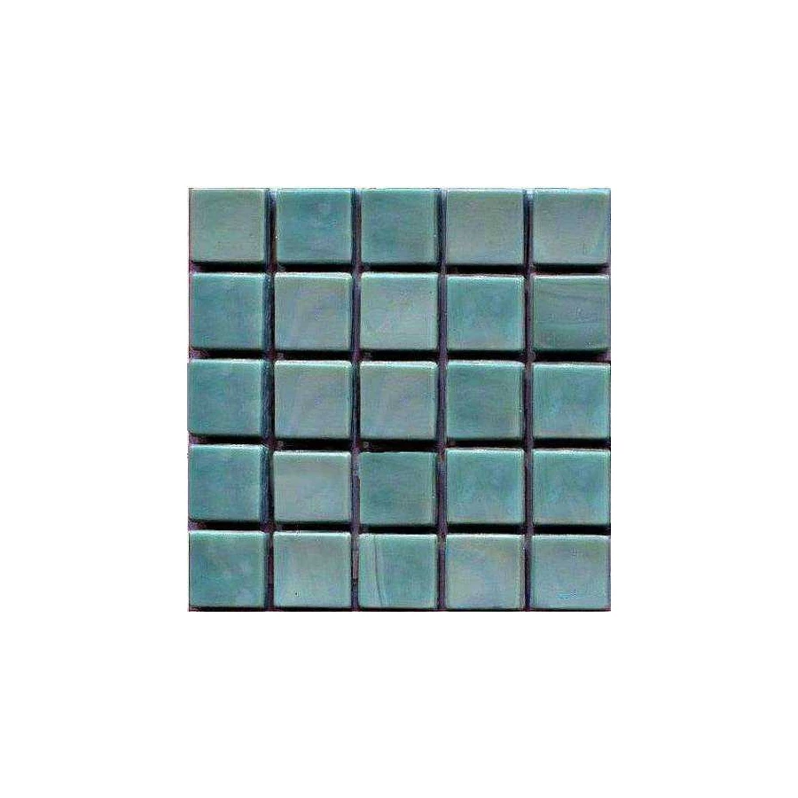 Стеклянная мозаика Art&Natura Classic Glass Alessandra 2 15x15 глянцевая голубая alessandra2 на сетке 29,5х29,5 см