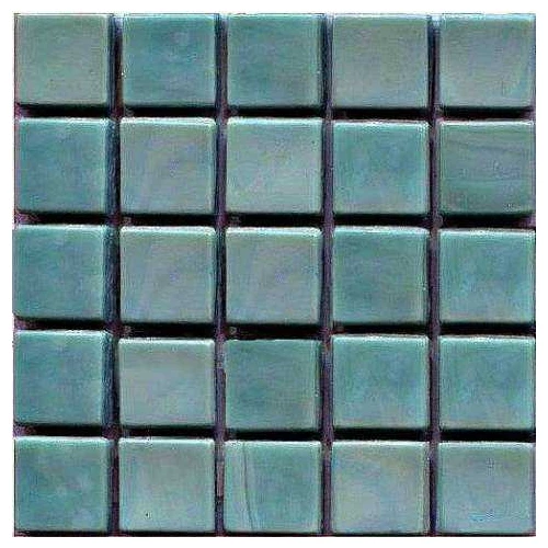 Стеклянная мозаика Art&Natura Classic Glass Alessandra 2 15x15 глянцевая голубая alessandra2 на сетке 29,5х29,5 см