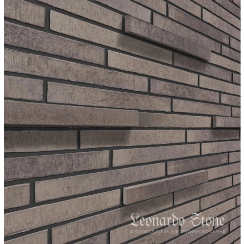 Ригельный кирпич Leonardo Stone Сиэтл 3D 403 mix 36,5х5х3 см