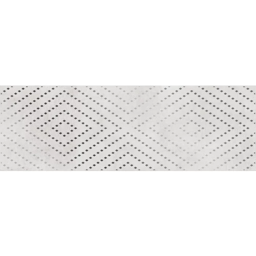 Настенная вставка Cersanit Apeks ромбы серый А15919 75х25 см