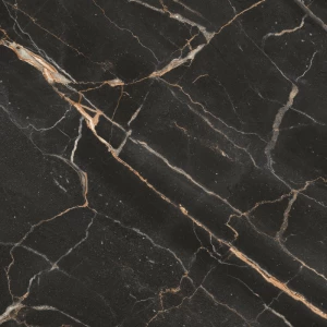Керамогранит Eurotile Ceramica Mirra Black Pol черно-серый 7930138705320 60x60 см