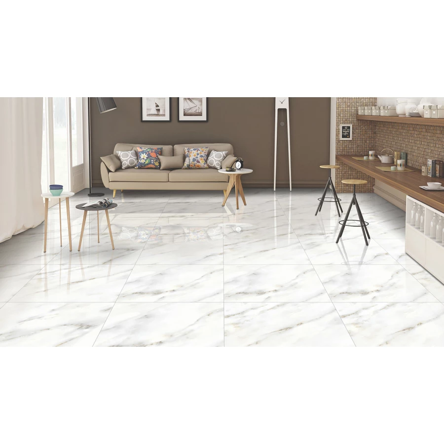 Керамогранит Azario Pavonaza White Glossy E103082160G 60х60 см