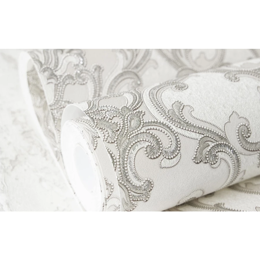 Обои флизелиновые Аспект Флоренция белые 70386-42 1,06х10,05 м