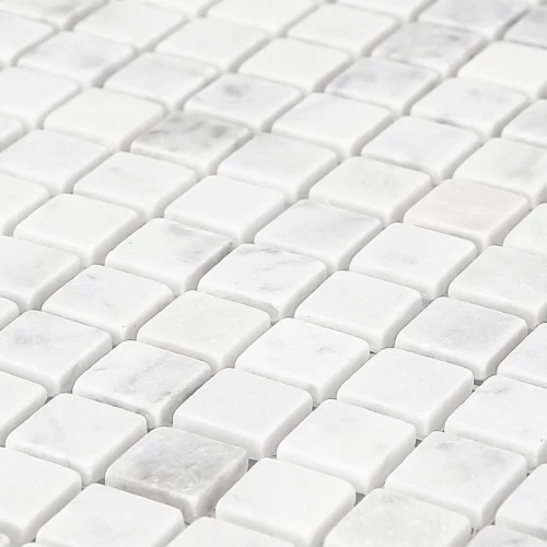 Мозаика Imagine Mosaic Натуральный камень 15х15 белая SBW12154М 30,5х30,5 см