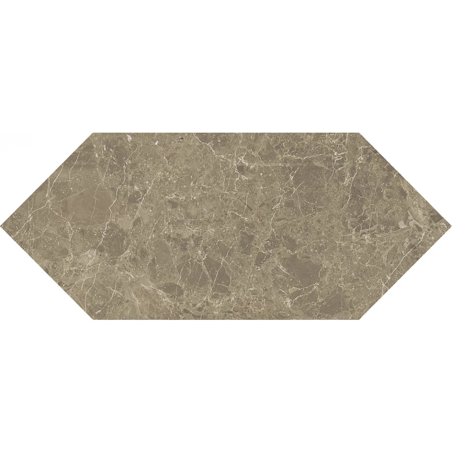 Плитка настенная Kerama Marazzi Бикуш глянцевый бежевый темный 14х34 см