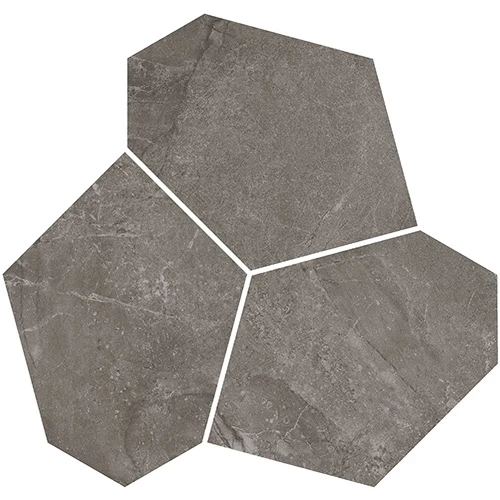 Декор Kerama Marazzi Марсель наборный обрезной матовый серый KMD2HID026GR 26,5x25,5 см