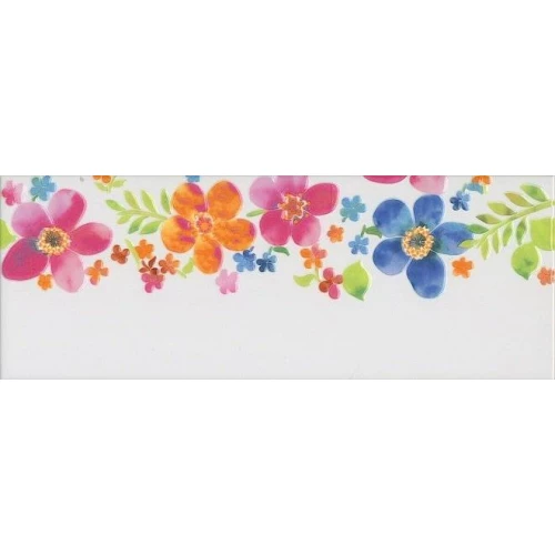 Плитка настенная Kerama Marazzi Венсен Декор глянцевый многоцветный HGD\A259\15000 40х15 см