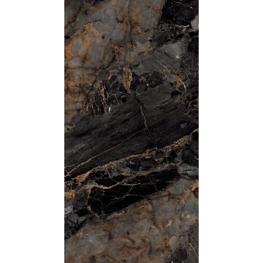 Керамогранит Global Tile Decorum GT Черный суперполировка GT1206011705HPR 120х60 см