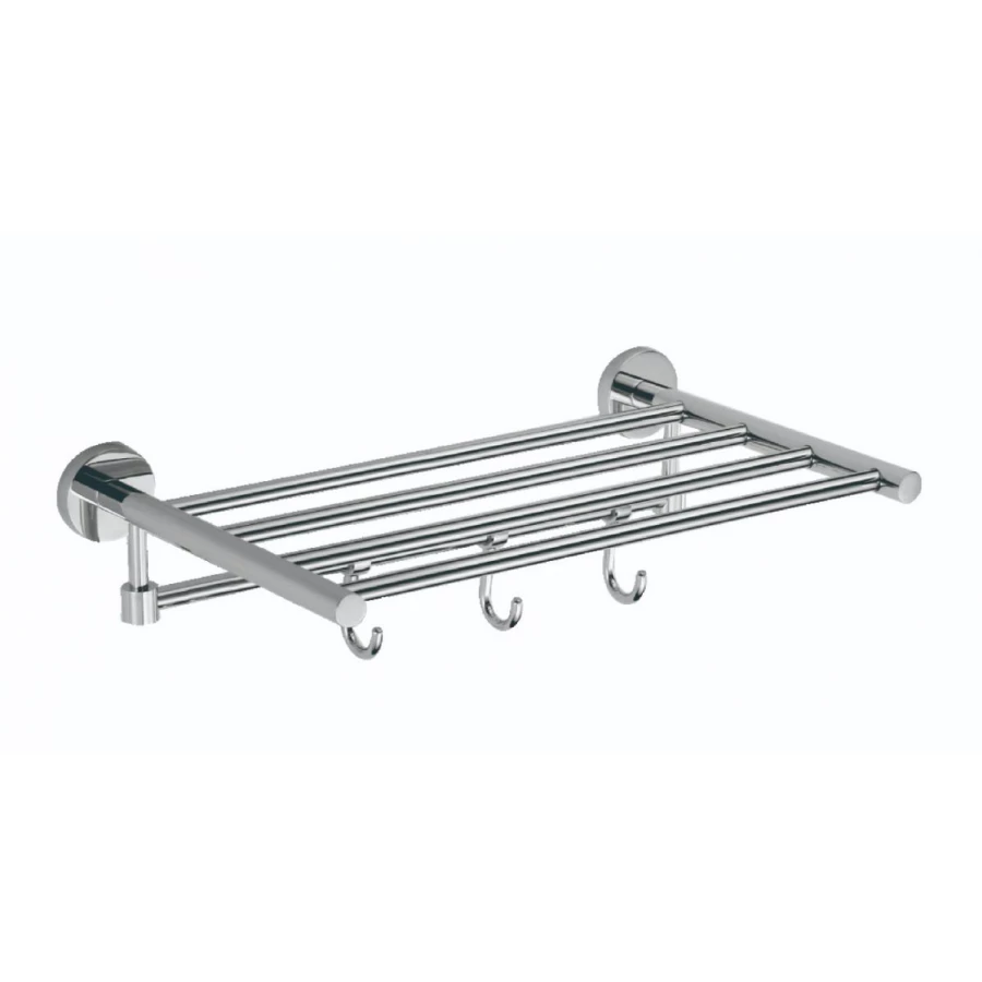 Полка для полотенец 4 крючка Savol 87 S-408745 40 см
